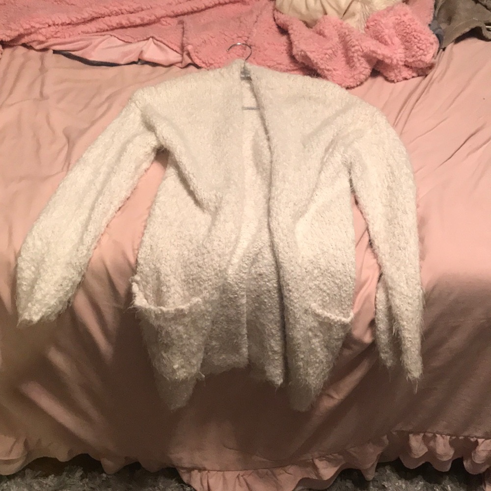 Fuzzy cardigan